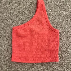 American Eagle cropped one shoulder top